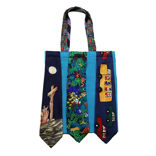 1OF1 "Funky Necktie" Tote Bag